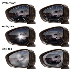Mirror Anti Water Mist Protective Film (2 Pcs)