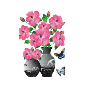 3D Vase Wall Sticker