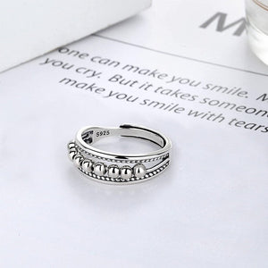 Ring With Polkadot Beads