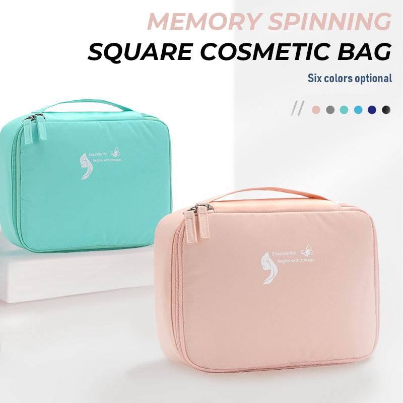 Multifunctional Compartmentalized Square Bag Travel Storage Bag