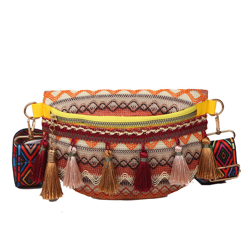 Vintage Colorful Waist Bag