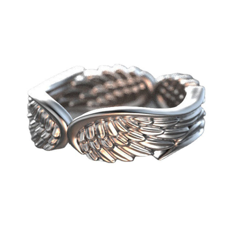 Angel Wings Feather Ring