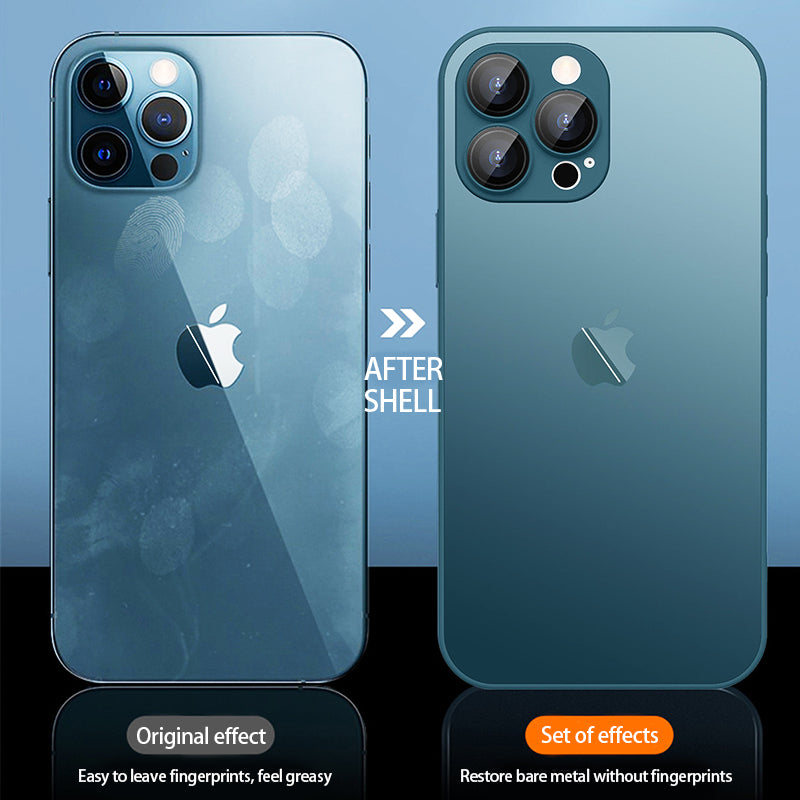 Glass Lens Film Mobile Case for iPhone