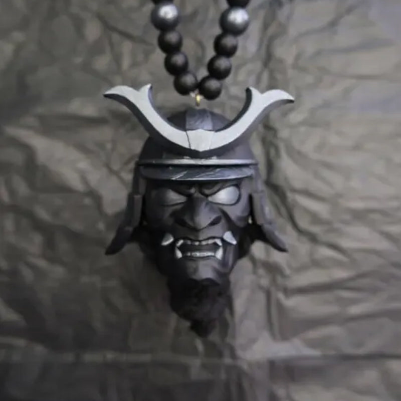 Samurai Helmet Car Hanging Pendant