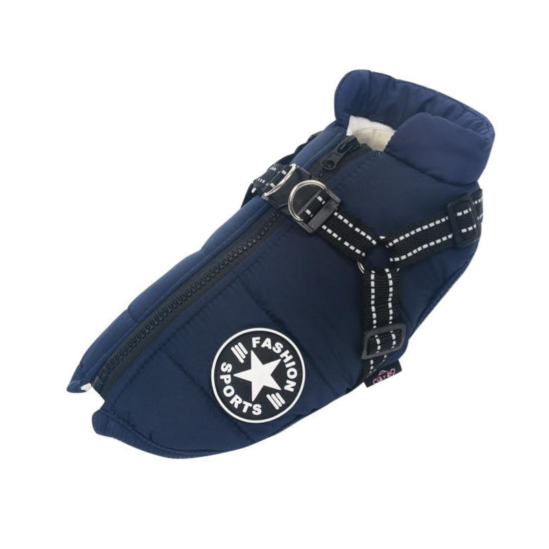 Waterproof Winter Jacket With Built-In Harness