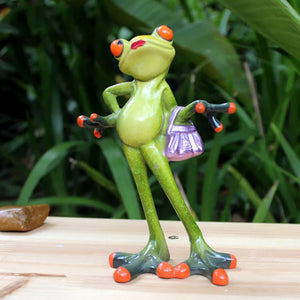 Festival Frog Resin Crafts Frog Pastoral Ornament