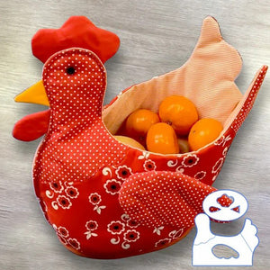 Cute Chicken Egg Baske