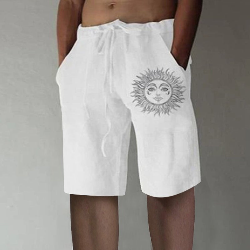 Men's Stretch Drawstring Straight Shorts