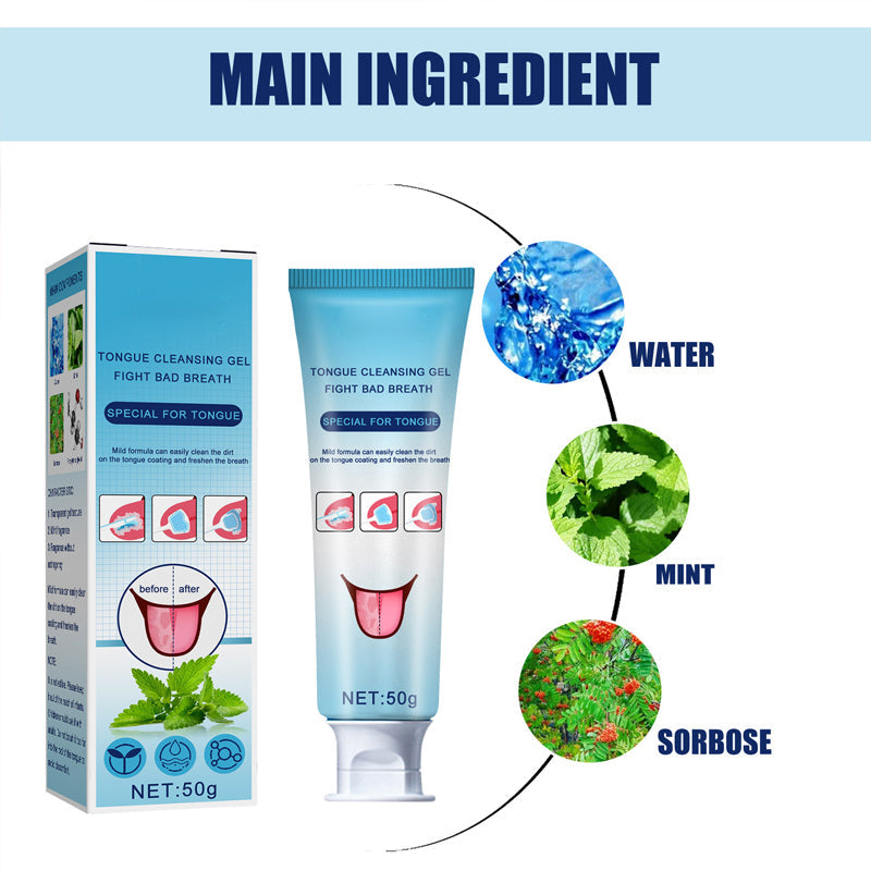 Fresh Breath Tongue Cleaning Gel Set