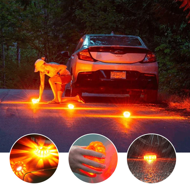 Led Road Flares Flashing Warning Light