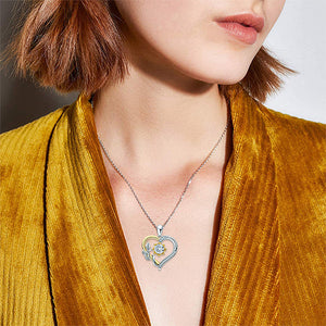 Fashion Round Cut Sunflower Necklace