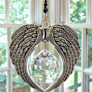 Colorful Angel Wings Memorial Ornament