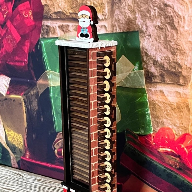 Santa Claus Down The Chimney Countdown Adventure Calendar