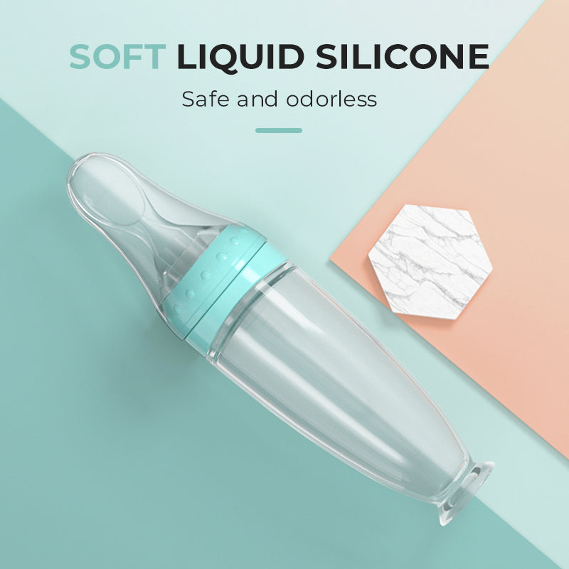 Suction Cup Food Supplement Silicone Soft Spoon