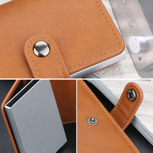 RFID Protection Leather Purse