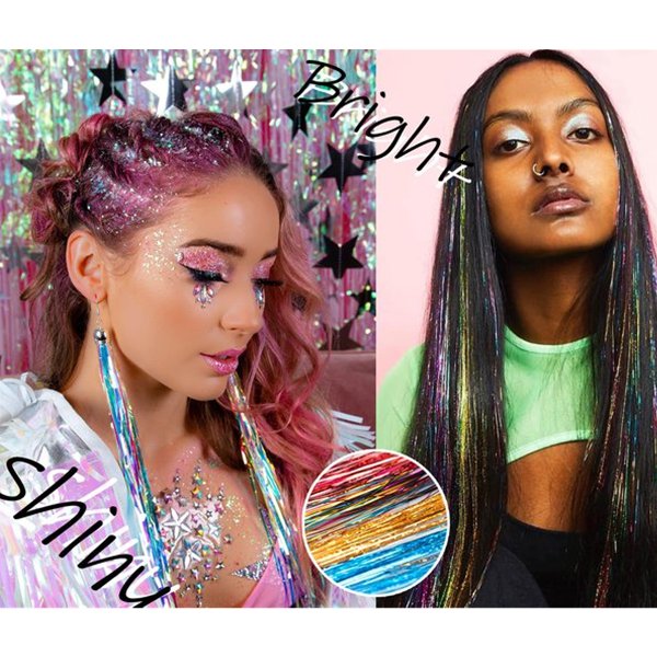 Sparkly Hair Tinsel Extension