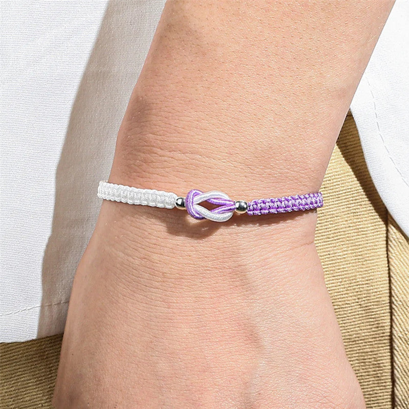 Linked Together Handmade Braided Bracelet