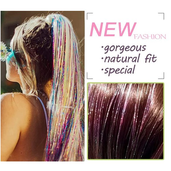 Sparkly Hair Tinsel Extension