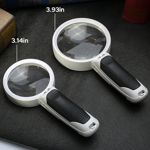 20X Optical Handheld Backlit Magnifier For Reading