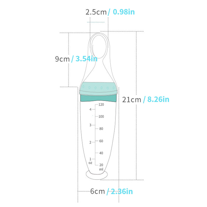 Suction Cup Food Supplement Silicone Soft Spoon