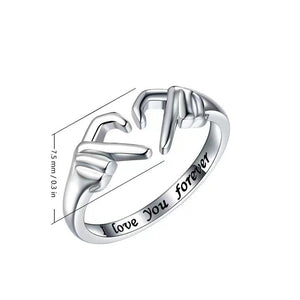 ‘I Love You Forever’ Heart Ring