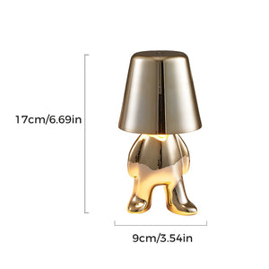 Thinker Little Golden Man Table Lamp