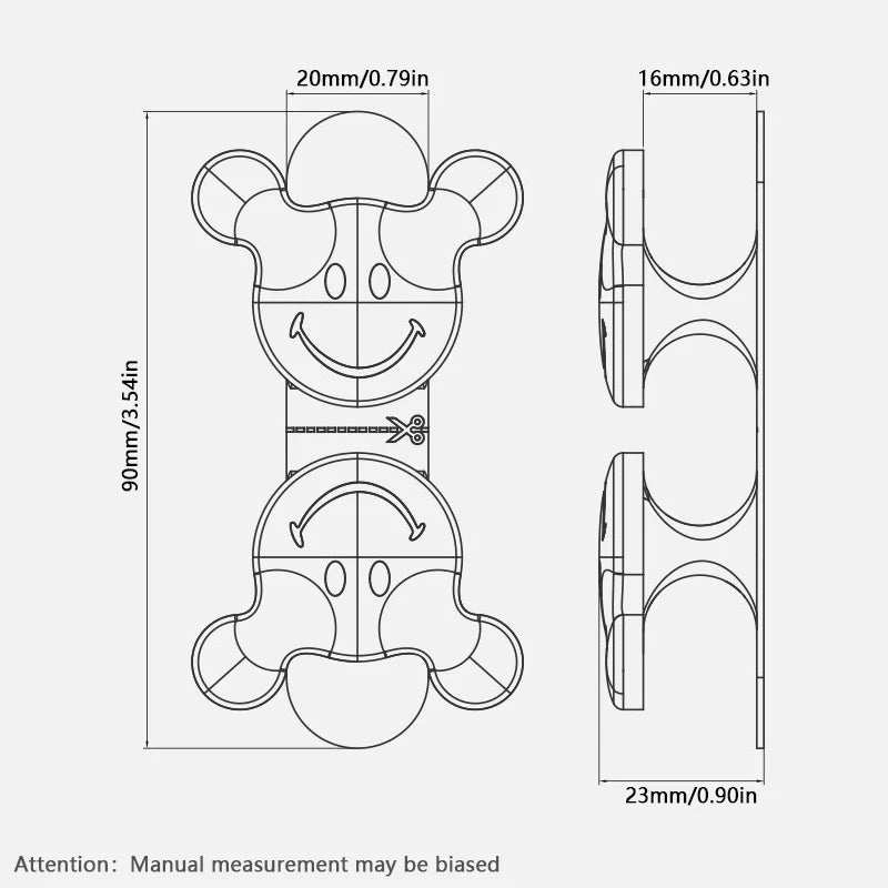 Smile Face Cord Organizer
