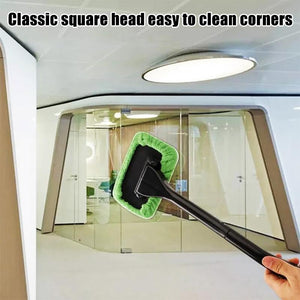 Microfiber Cleaner With 2 Reusable Microfiber Hood