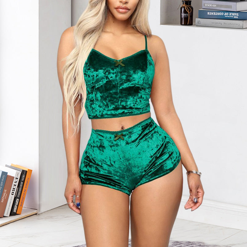 Velvet Sexy Two-Piece Suit