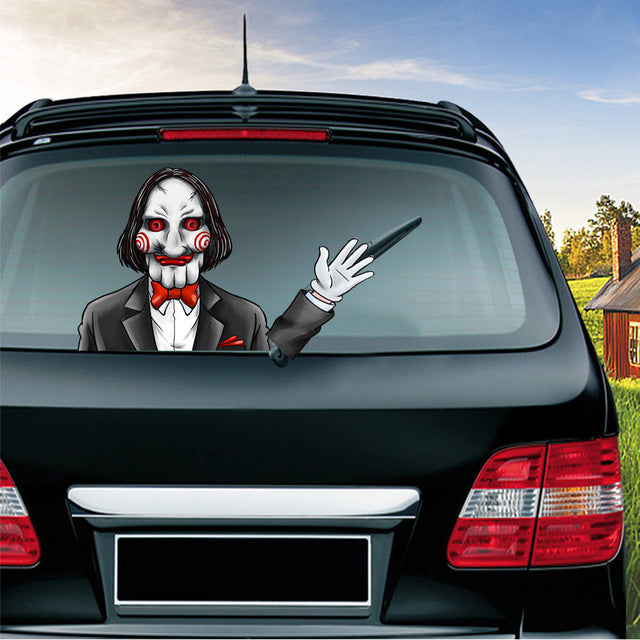 Halloween Rear Wiper Stickers