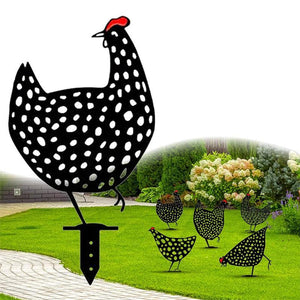 Garden Simulated Chicken Ornament