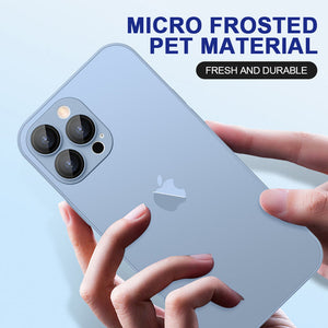 Glass Lens Film Mobile Case for iPhone