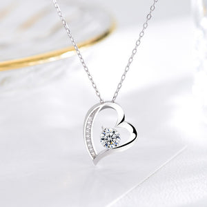 Silver Forever Love Heart Necklace