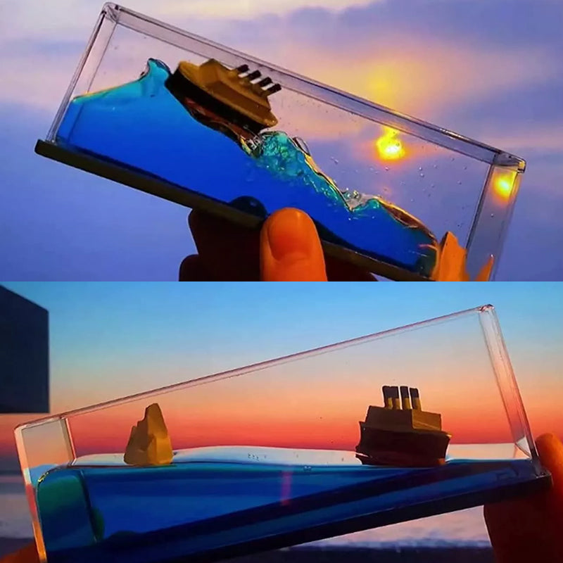 Cruise Ship Model Decoration