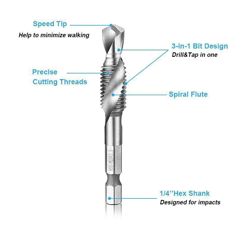 Steel Thread Spiral Screw