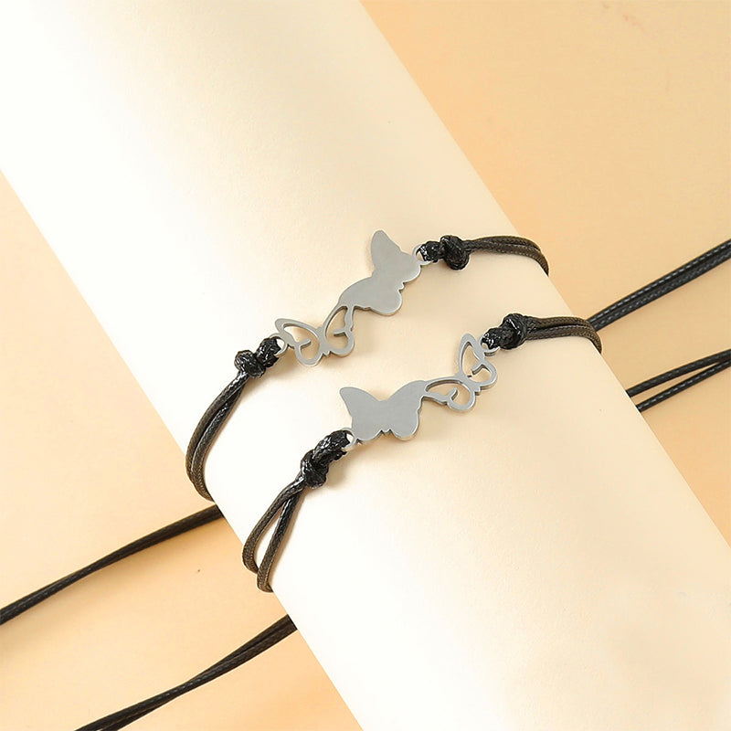 Mother & Daughter Butterfly Bracelets