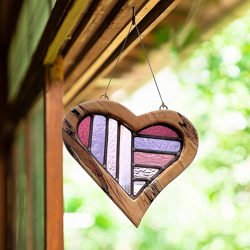 Wooden Painted Love Ornaments Home Decoration