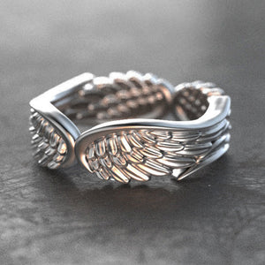Angel Wings Feather Ring