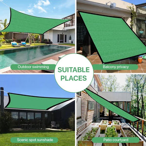High-Density Sunshade Net For Courtyard
