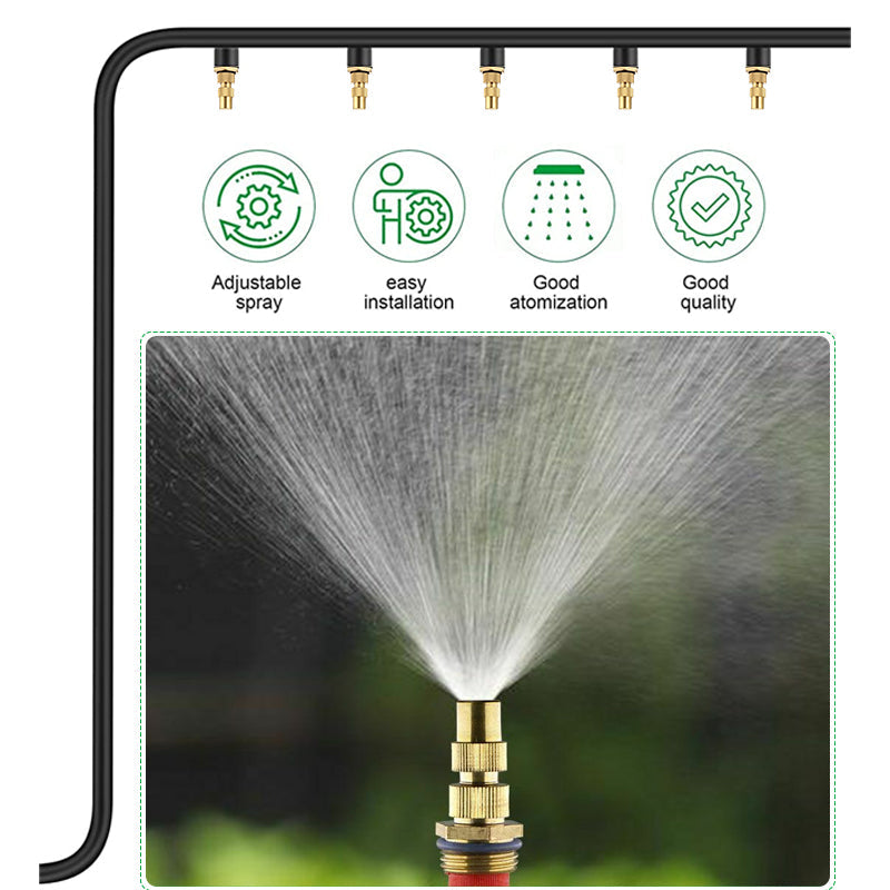 Garden Irrigation Sprinkler Misting Spray Nozzle