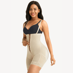 Firm Tummy Compression Bodysuit Shaper with Butt Lifter
