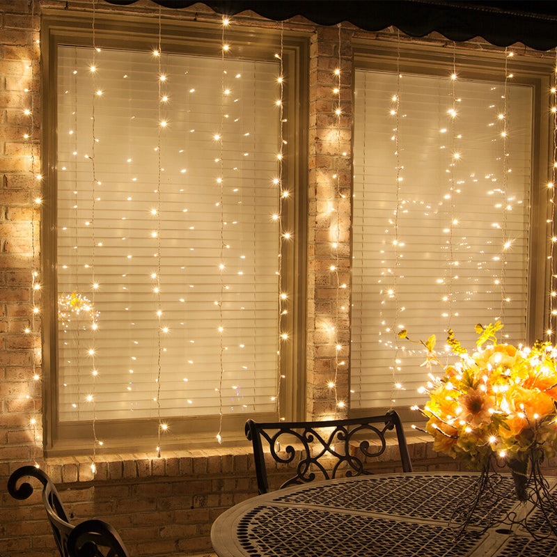 Twinkle Star 300 LED Window Curtain String Light
