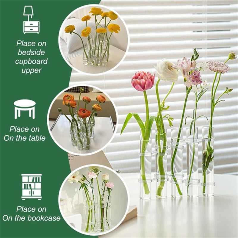 Hinged Flower Vase(6 pcs/8 pcs)