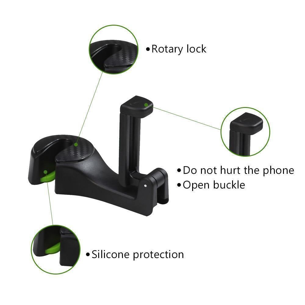 Portable Car Headrest Hook