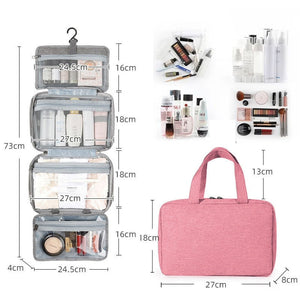 Water-resistant Toiletry Bag Travel Bag with Hanging Hook