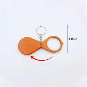 Mini Keychain Magnifying Glass