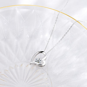 Silver Forever Love Heart Necklace