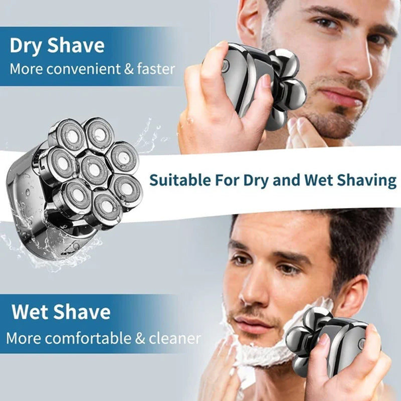8D Upgraded LED Display 10 in 1 Multifunctional Shaver