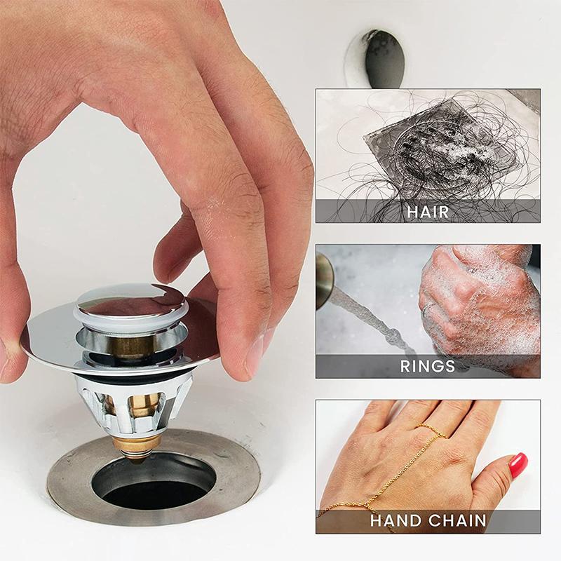 Universal Stainless Steel Pop-up Drain Filter