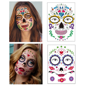 Halloween Waterproof Tattoo Sticker-Spooky Halloween Set